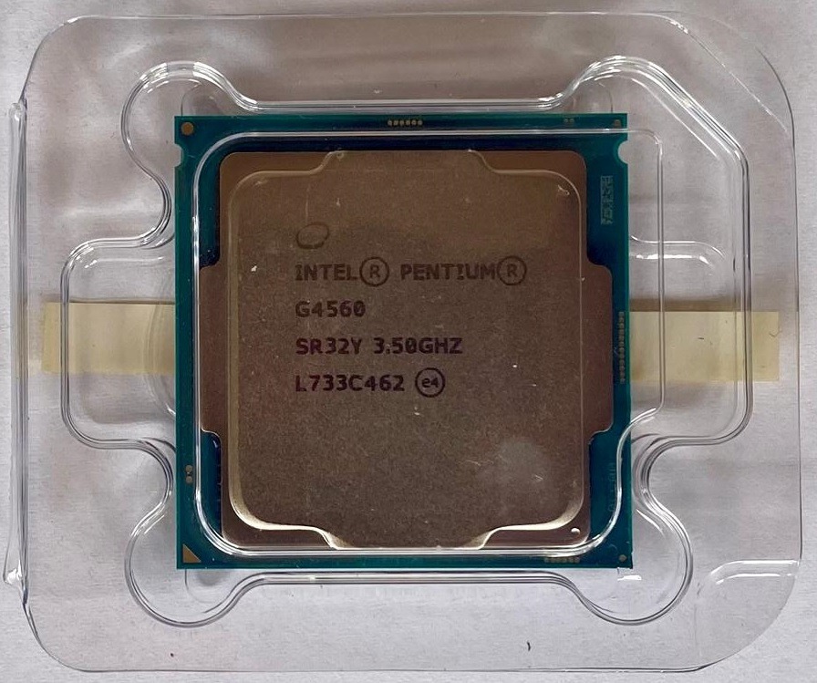 Processeur Intel Pentium G4560 LGA1151 – 3.50GHz, 2 Cœurs / 4 Threads, HD Graphics 610