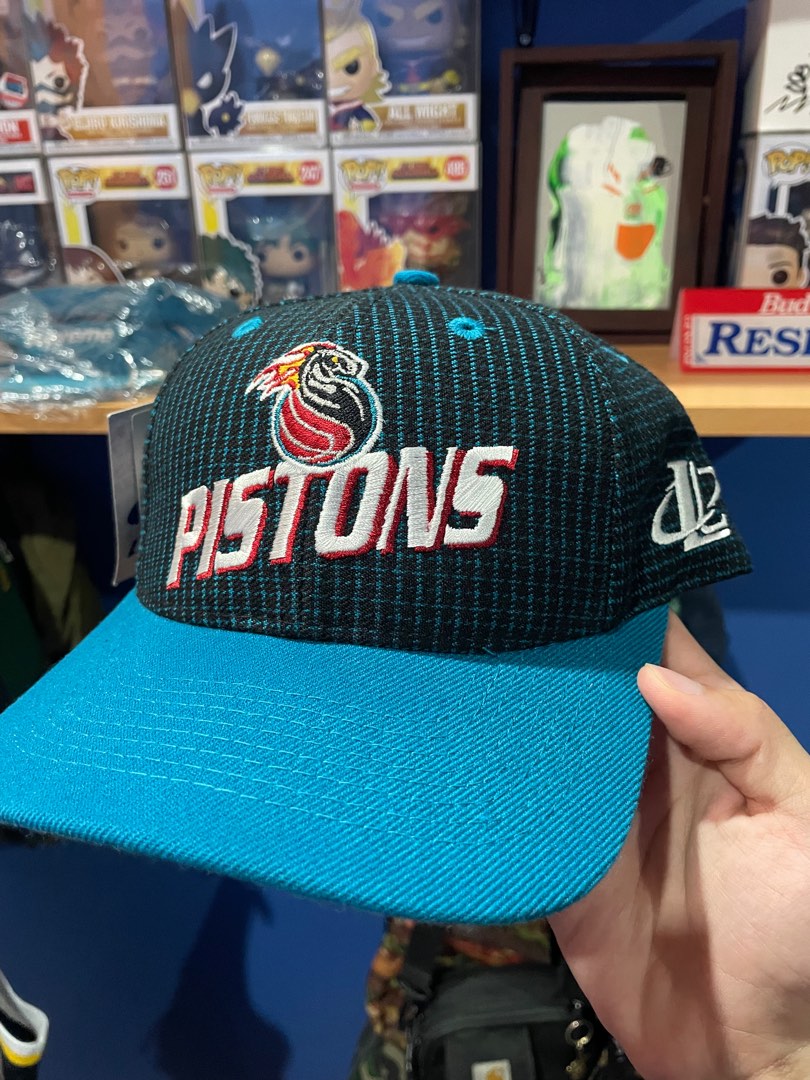 Detroit pistons sales throwback hats