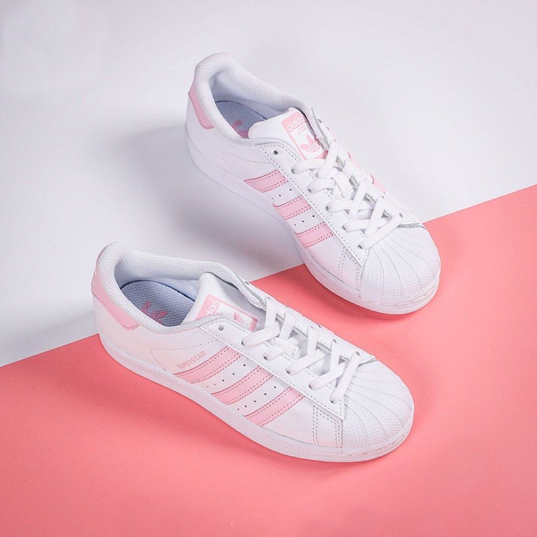 Adidas superstar top pink 38 5
