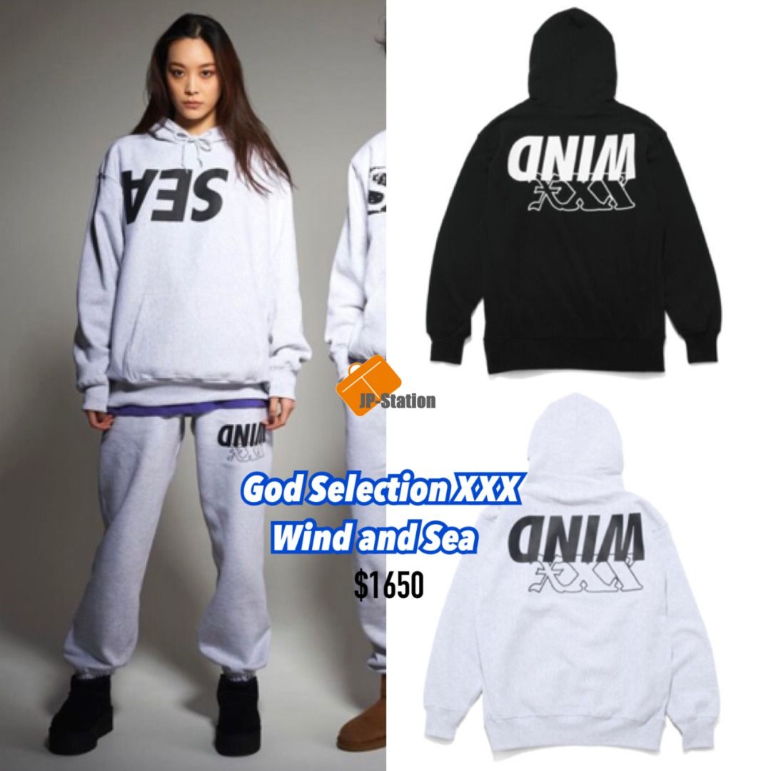 限時予約🇯🇵 God Selection XXX x WIND AND SEA HOODIE, 預購- Carousell