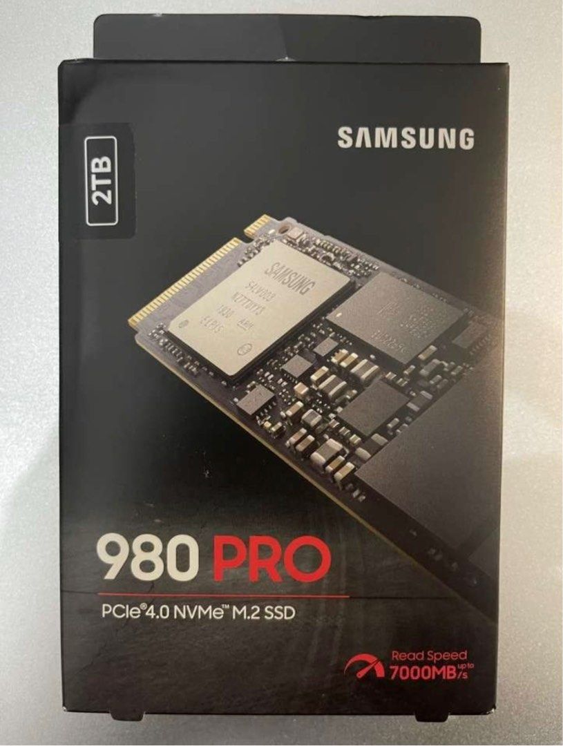 全新未開封Samsung 980 pro 2TB, 電腦＆科技, 電腦周邊及配件, 電腦