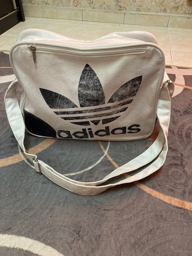 Adidas vintage messenger sling bag shoulder travel bag Men s
