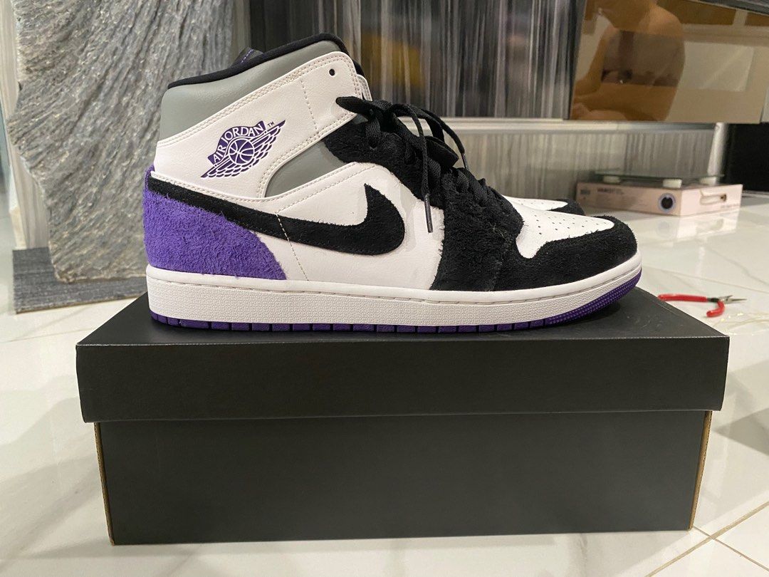 aj 1 varsity purple