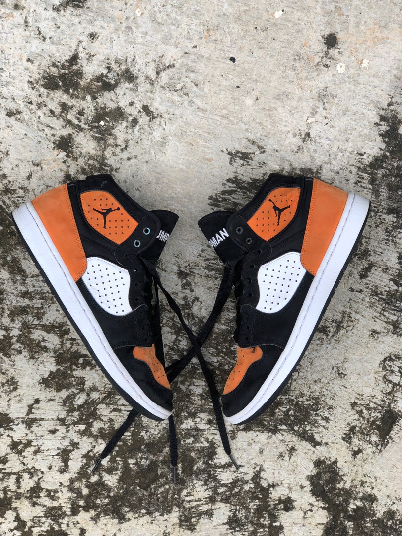 orange and black jumpman