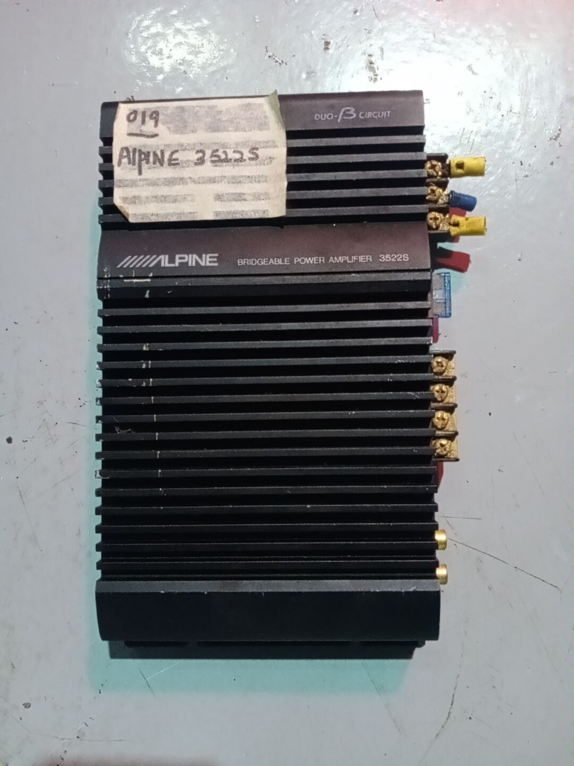 Alpine Amplifier, Audio, Soundbars, Speakers & Amplifiers on Carousell