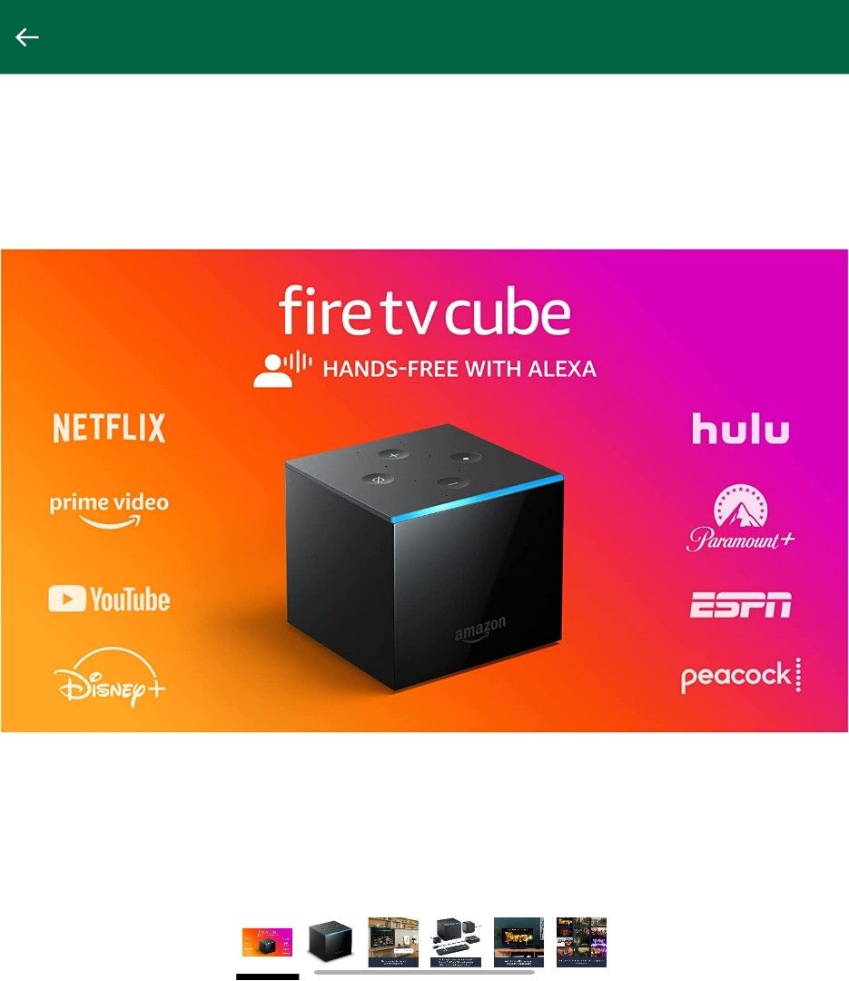 Amazon Fire TV Cube Gen 2 (2019), TV & Home Appliances, TV