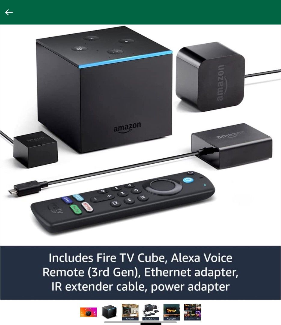 Amazon Fire TV Cube Gen 2 (2019), TV & Home Appliances, TV
