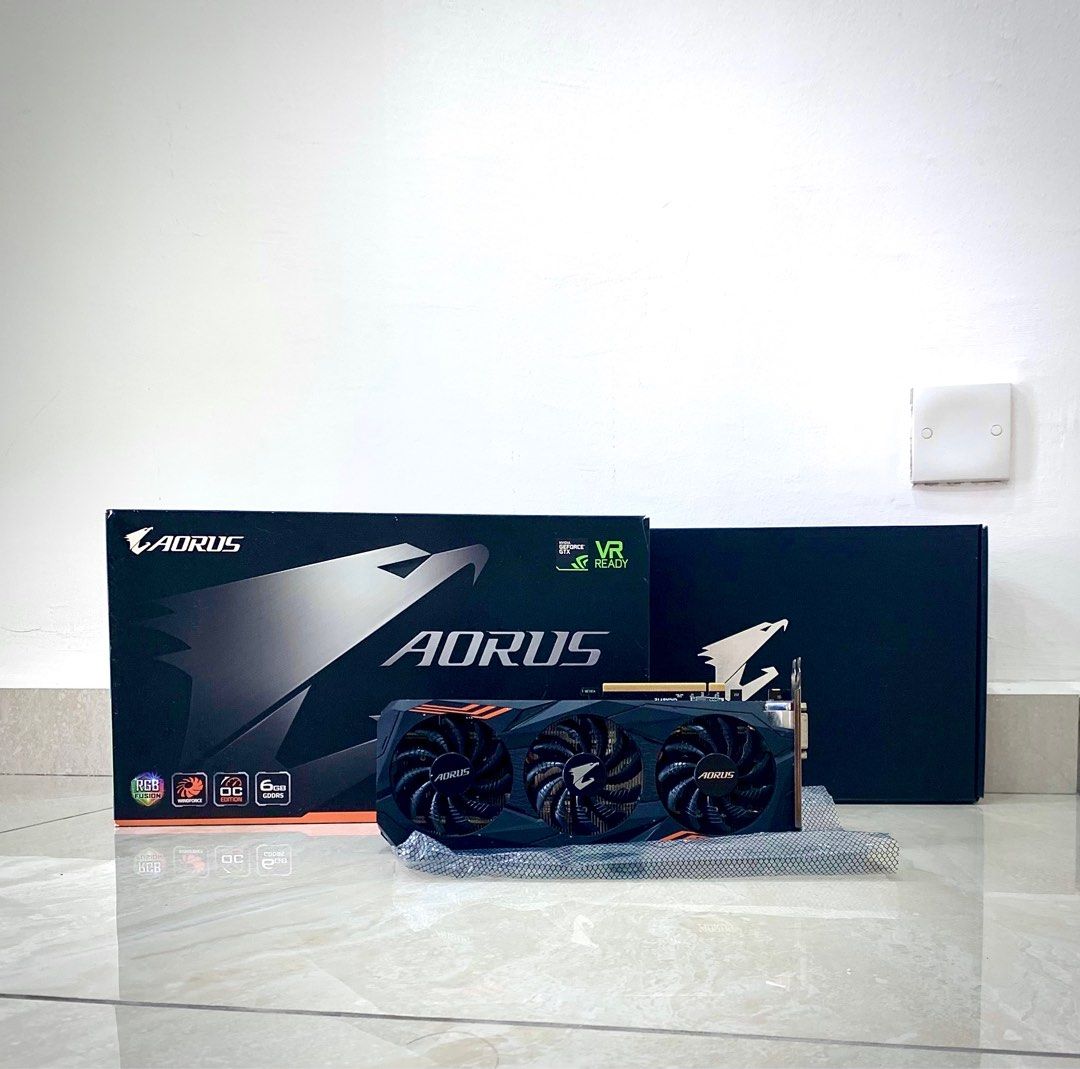 AORUS GTX 1060 6GB OC EDITION RGB GRAPHIC CARD GPU, Computers & Tech ...