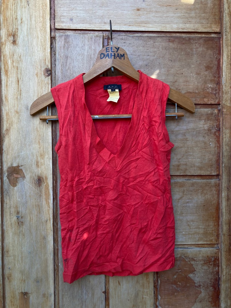 APC, Women's Fashion, Tops, Sleeveless on Carousell
