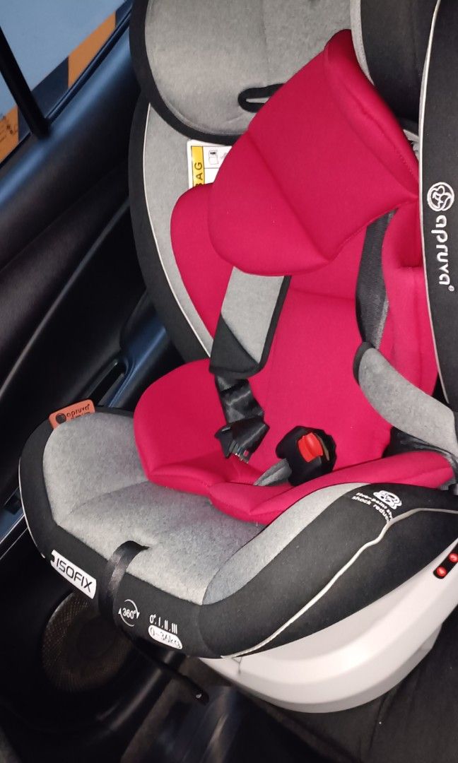 Apruva M Cido ISOFIX and 360 Rotating Car Seat, Babies & Kids, Going Out, Car Seats on Carousell