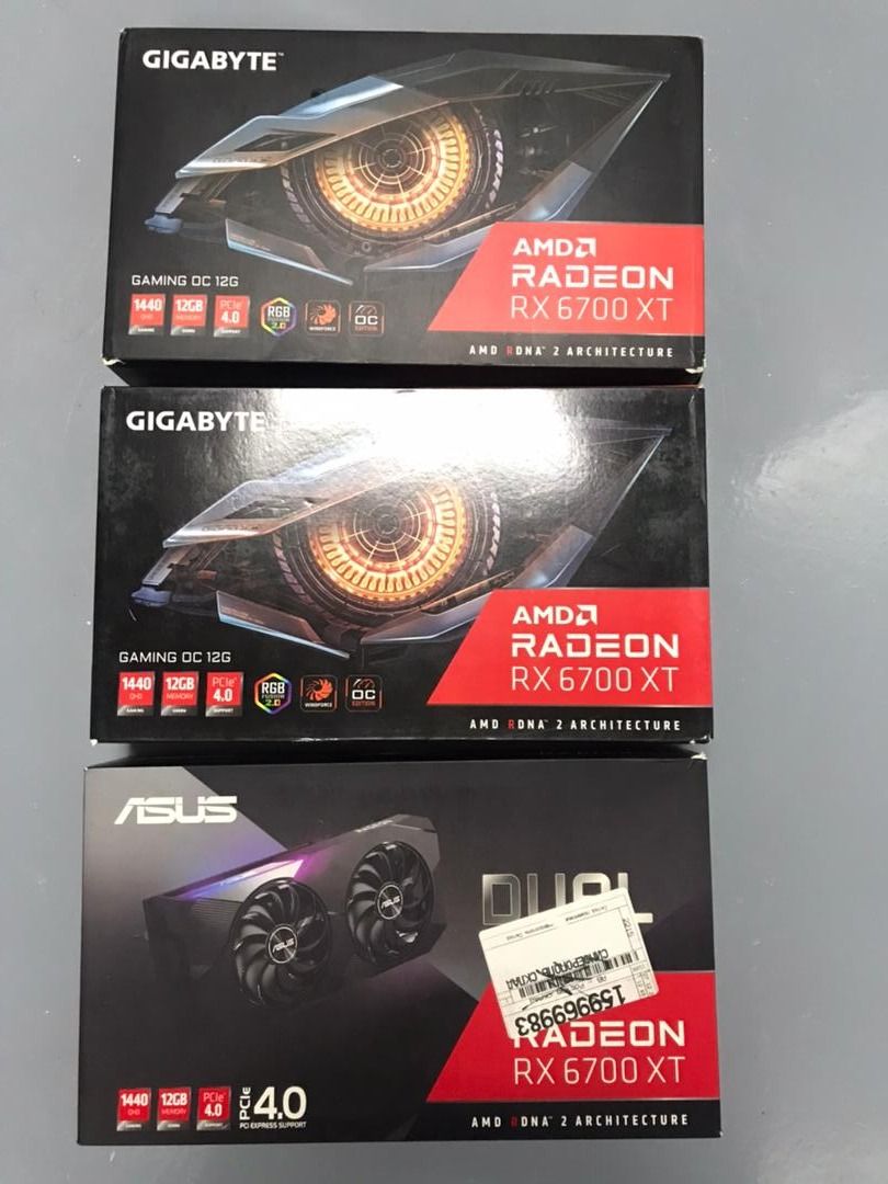  ASUS Dual AMD Radeon RX 6700 XT Standard Edition Gaming  Graphics Card (AMD RDNA 2, PCIe 4.0, 12GB GDDR6 Memory, HDMI 2.1,  DisplayPort 1.4a, Axial-tech Fan Design, 0dB Technology) : Electronics