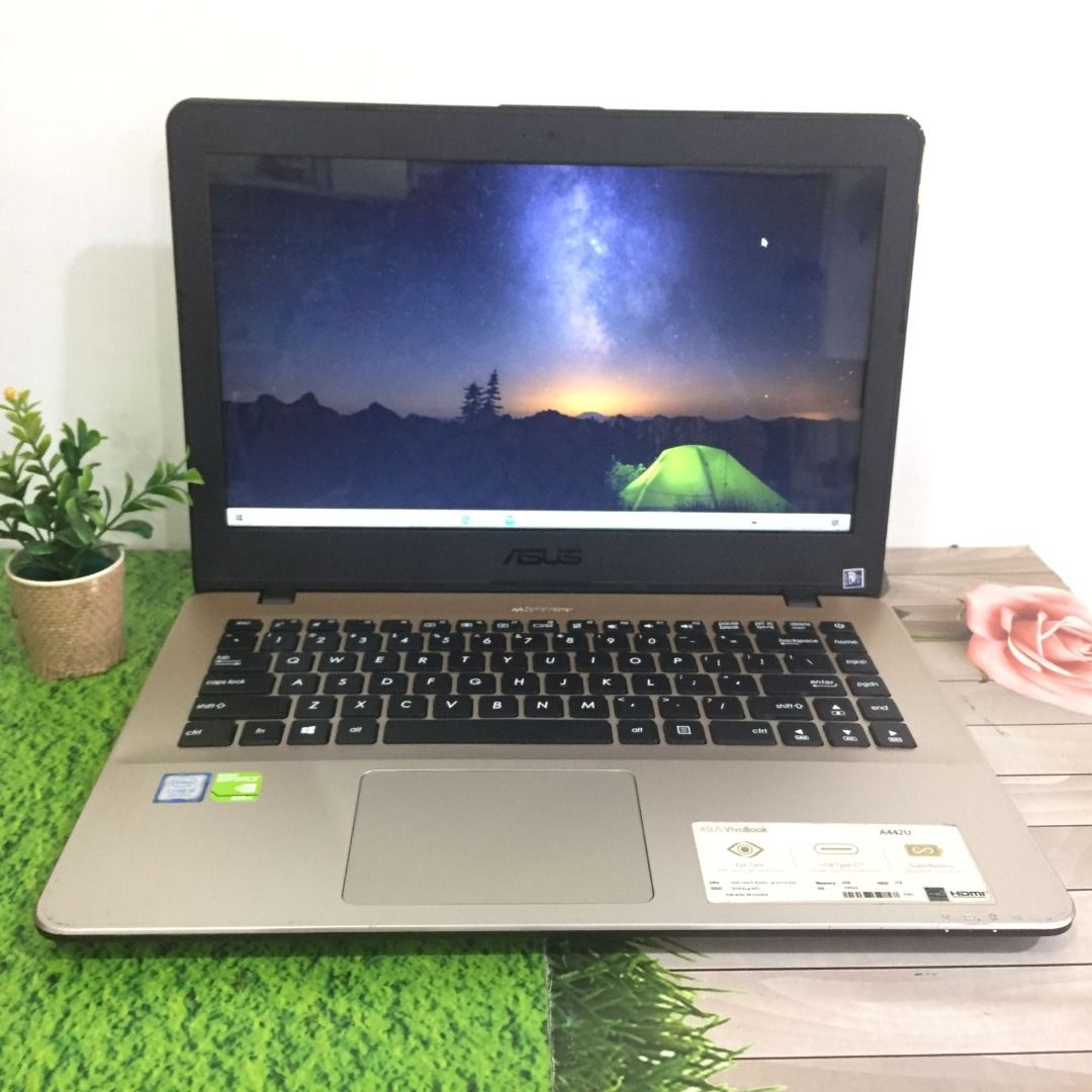 Asus Vivobook A442U Core i5 gen 8 RAM 4GB HDD 1TB Nvidia 930MX Mulus
