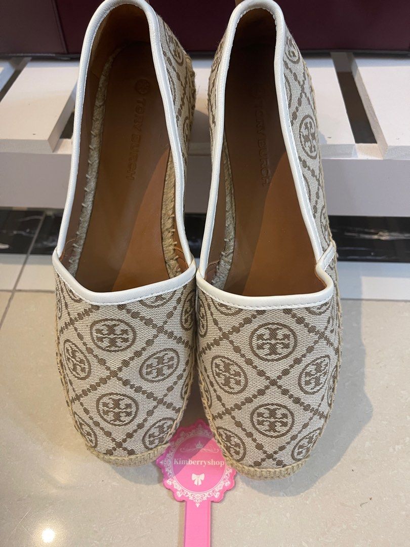 Authentic Tory Burch T monogram flat shoes, Women's Fashion, Footwear, Flats  on Carousell