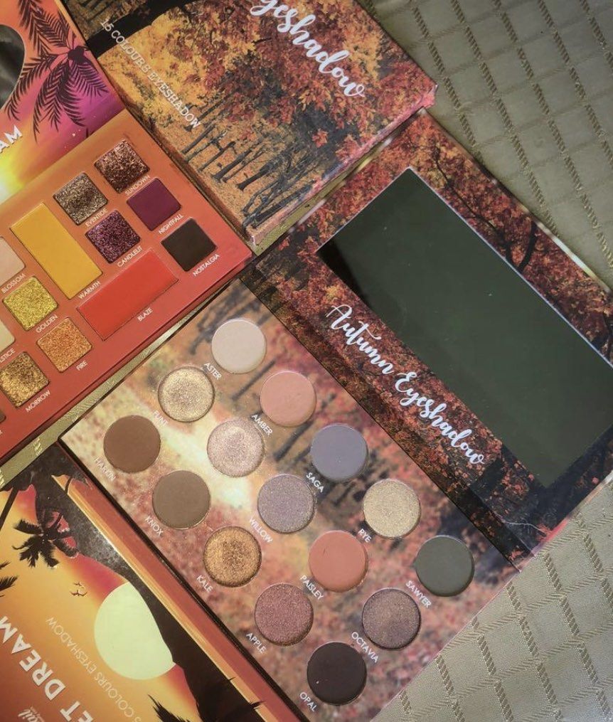 Autumn eyeshadow palette, Beauty & Personal Care, Face, Makeup on Carousell