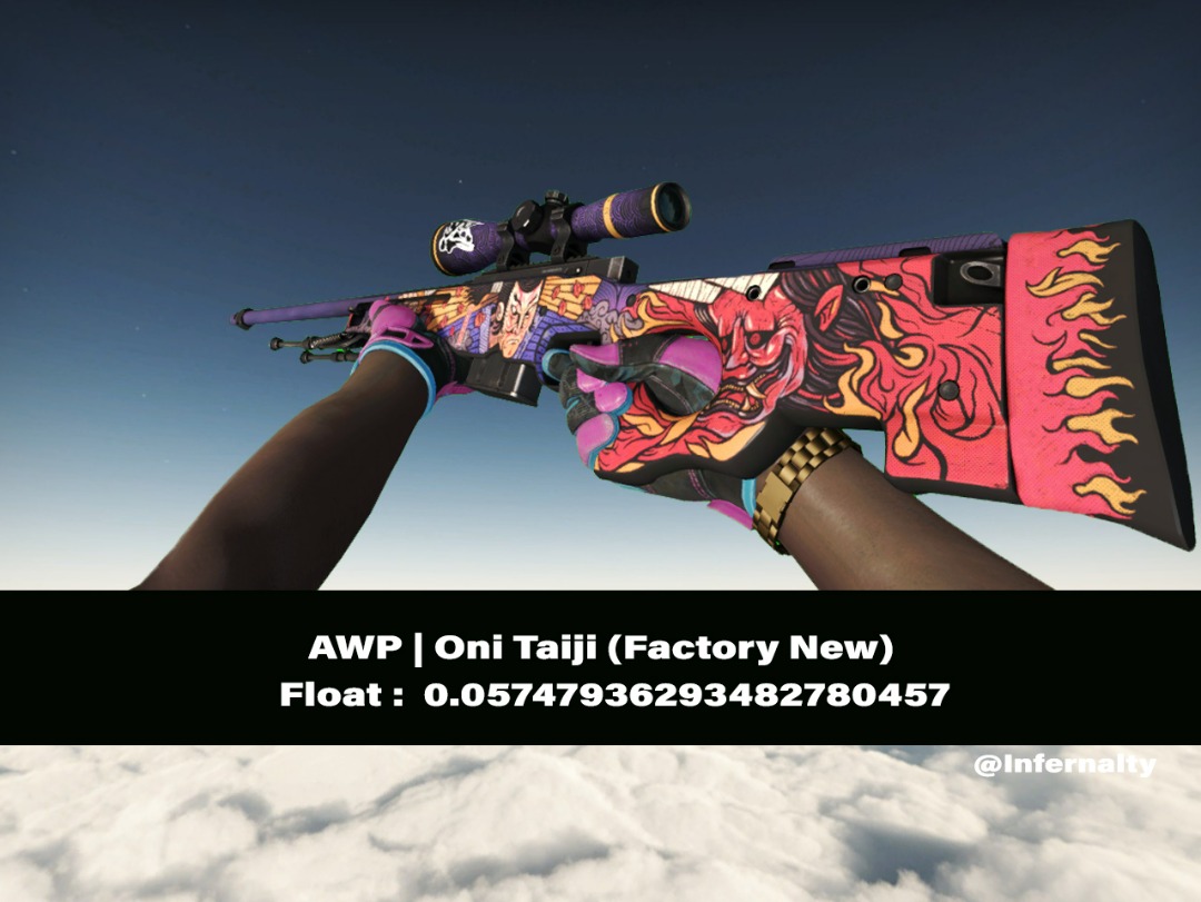 AWP Oni Taiji FN CSGO SKINS KNIVES, Video Gaming, Gaming Accessories,  In-Game Products on Carousell