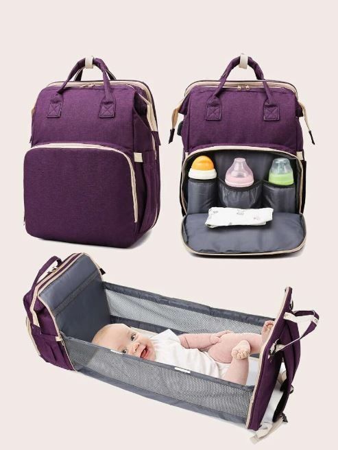 Baby Diaper Backpack Insulated Bottle Warmer Newborn Registry for