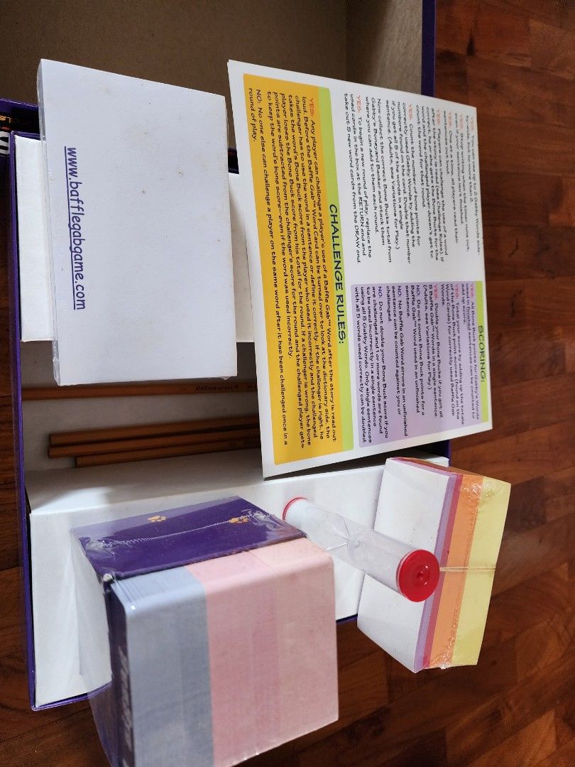 Baffle Gab Board Game, Hobbies & Toys, Toys & Games on Carousell