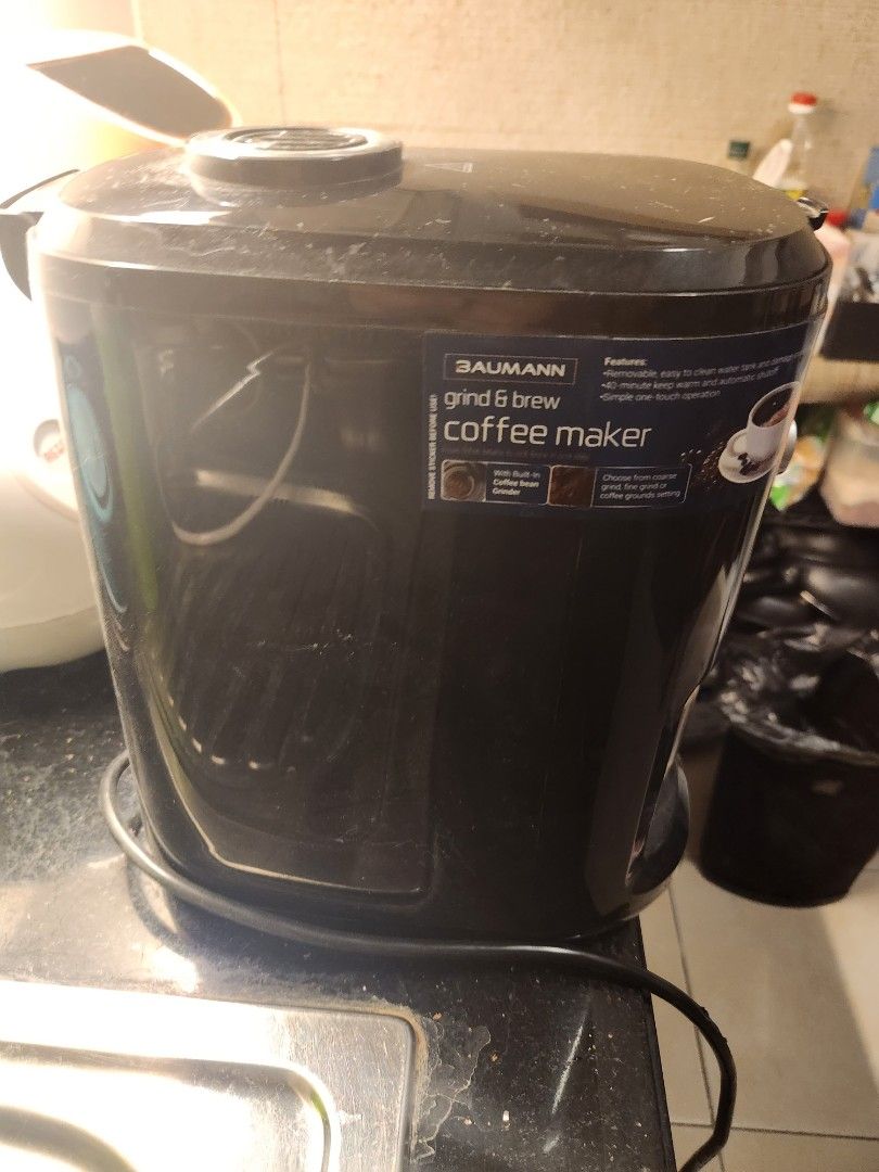 Bauhmann coffee maker (Category: Coffee & Tea Tableware) located in Mandaluyong City. Submitted by rex.rex4 (Listing ID 1203741228, Image 2). Description: used but good condition coffee grinder and brewer.