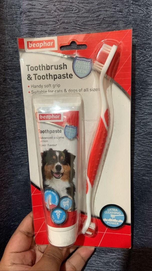 Beaphar toothbrush sales and toothpaste kit