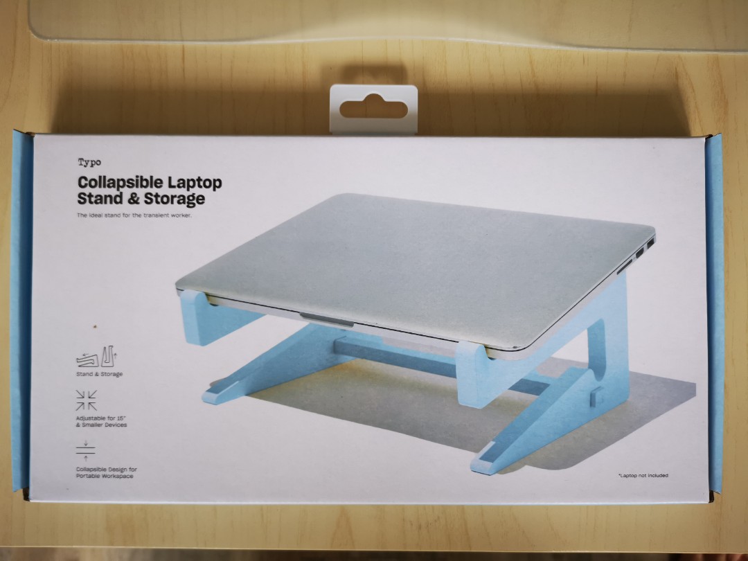 BNIB Typo Collapsible Laptop Stand & Storage, Computers & Tech, Parts