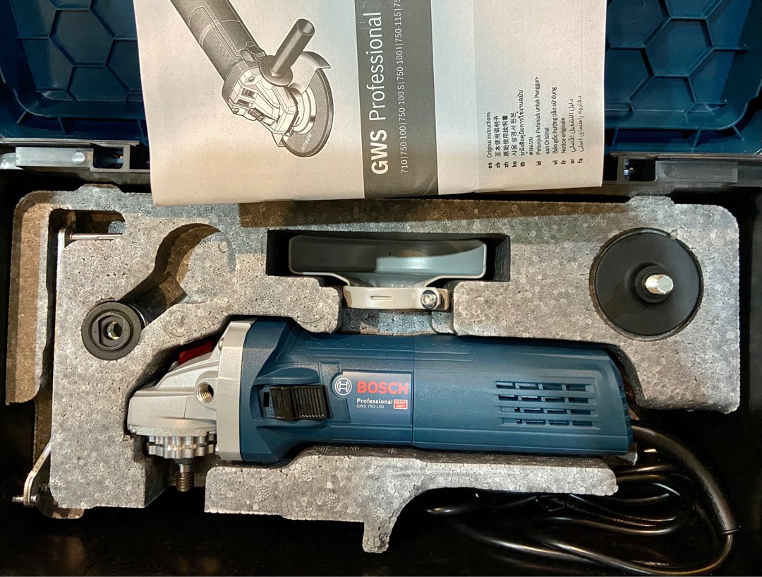 Bosch Angle grinder GWS 750 100 orig bnew, Commercial & Industrial