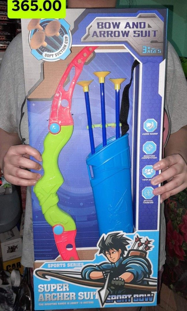 BOW AND ARROW SET, Hobbies & Toys, Toys & Games on Carousell