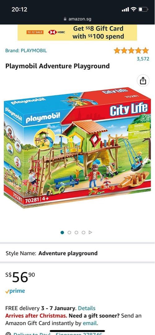 Brand new Playmobil Adventure playground 70281, Hobbies & Toys