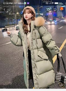 DanceeMangoo Winter Jacket Women Long Loose Winter Coat, 60% OFF