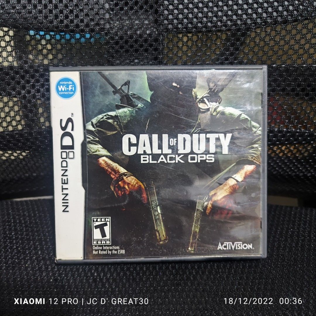 Call of duty black ops ds game, Video Gaming, Video Games, Nintendo on