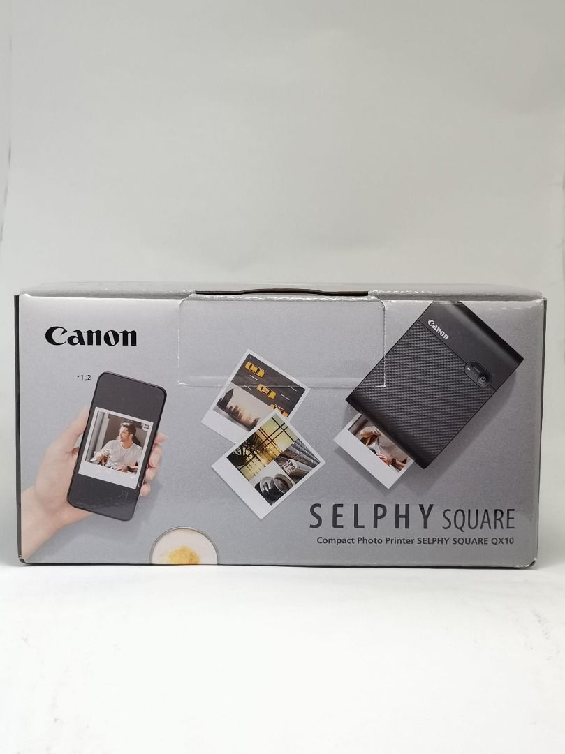 Canon Compact Photo Printer QX10 Selphy Square Black, Computers  Tech,  Printers, Scanners  Copiers on Carousell