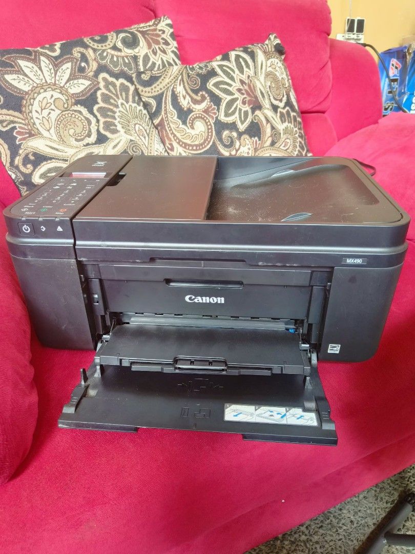 Canon Pixma MX490 3 in 1 wifi printer, Computers & Tech, Printers