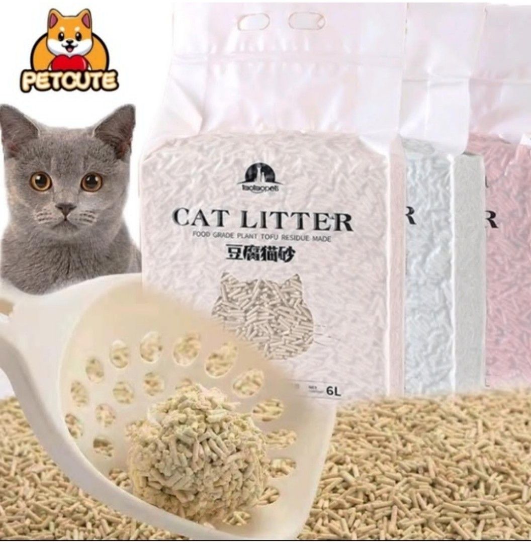 Carbon Cat Litter 6L Grade Plant Tofu Residue, Pet Supplies, Health