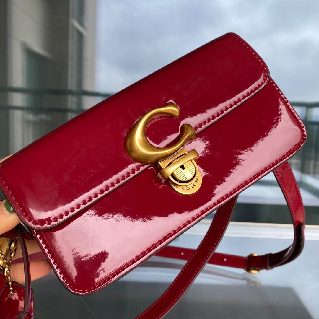 COACH CE761 2022 new new lady red fascination patent leather