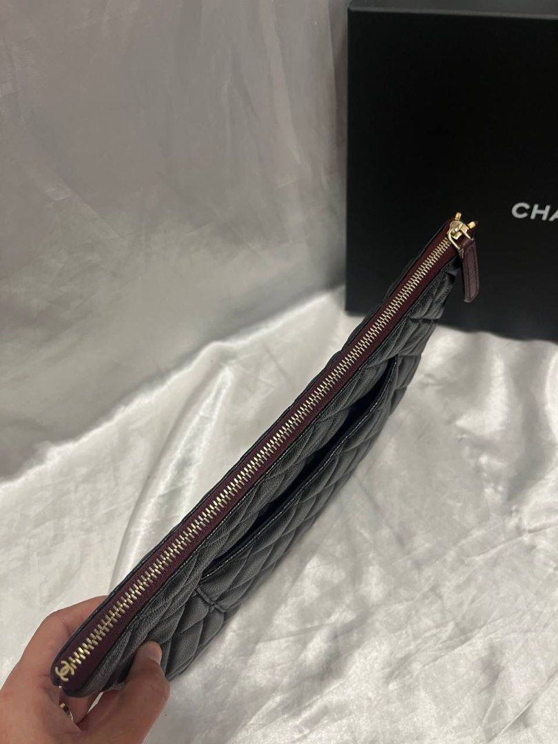 Chanel caviar medium o case clutch bag, Luxury, Bags & Wallets on Carousell
