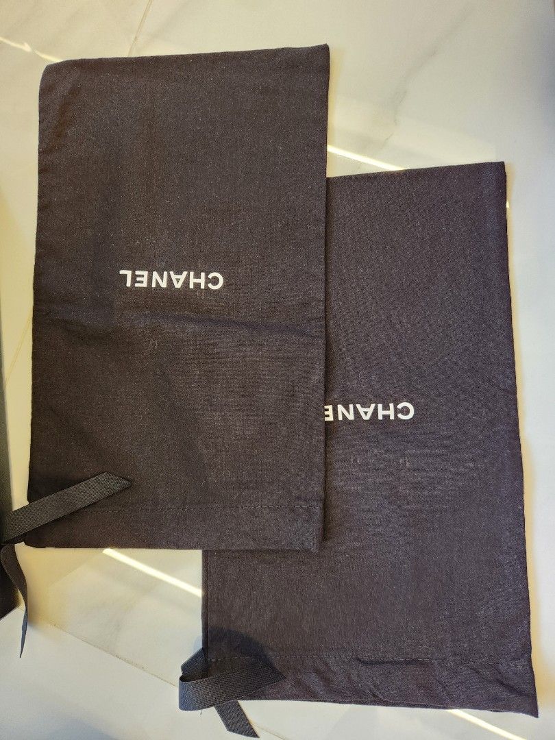 Chanel shoe dust bags store