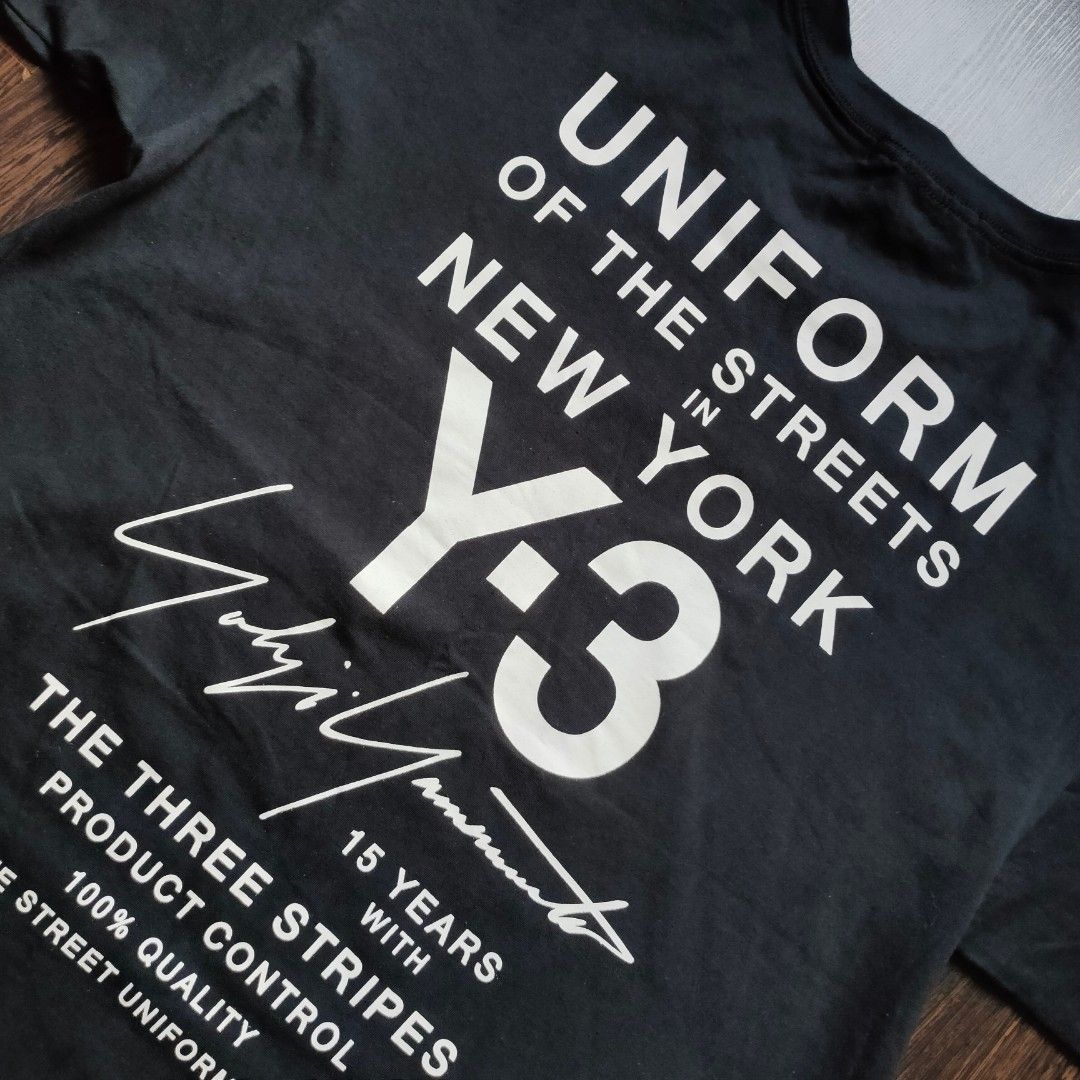 F1 YOHJI LS TEE / BLK