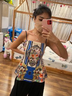 Clover Canyon spaghetti strap tank top