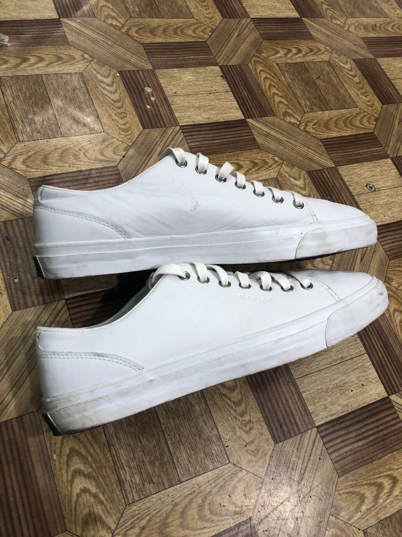 Cole Haan Pinch Weekender Lx Lace Ox in Leather White For Men 11 US Men s Fashion Footwear Sneakers on Carousell