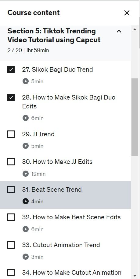 Complete Trending Tiktok Video Editing: Beginner to Advanced63142563065346112