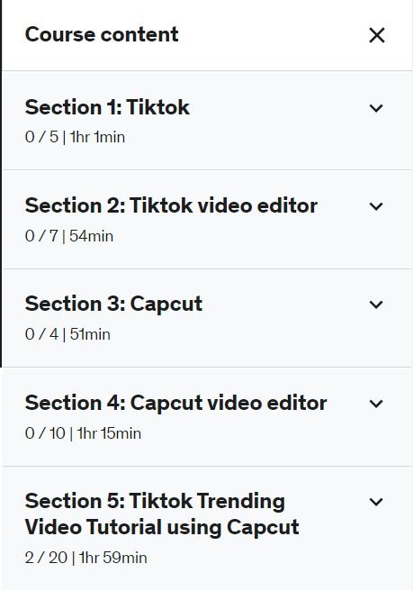 Complete Trending Tiktok Video Editing: Beginner to Advanced63142563065346111