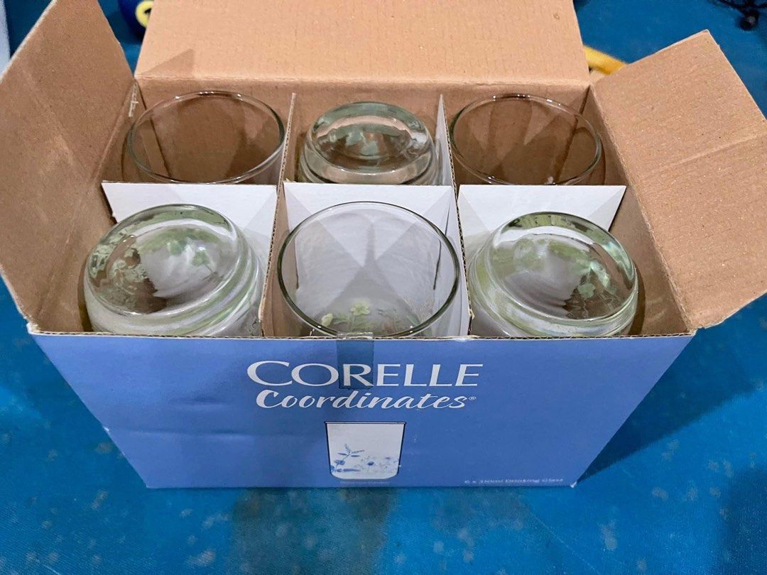 Corelle Coordinates Drinking Glass, Furniture & Home Living