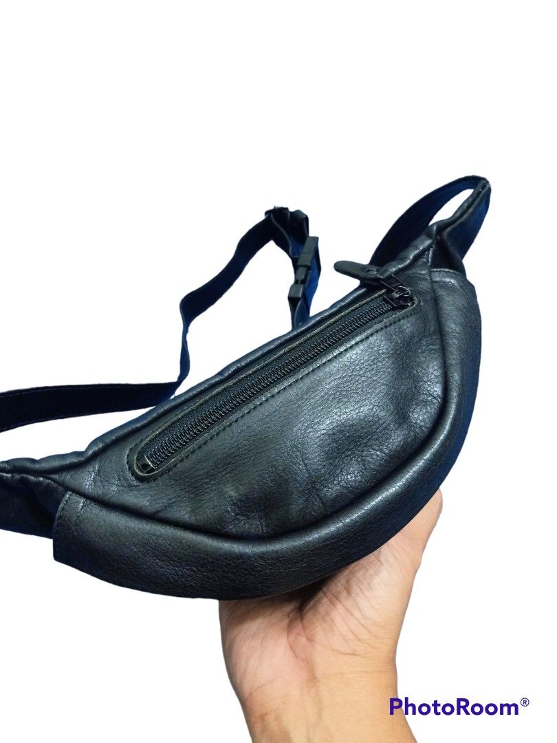 Porter x Cortina-d'a Leather Waist/Crossbody Bag, Men's Fashion