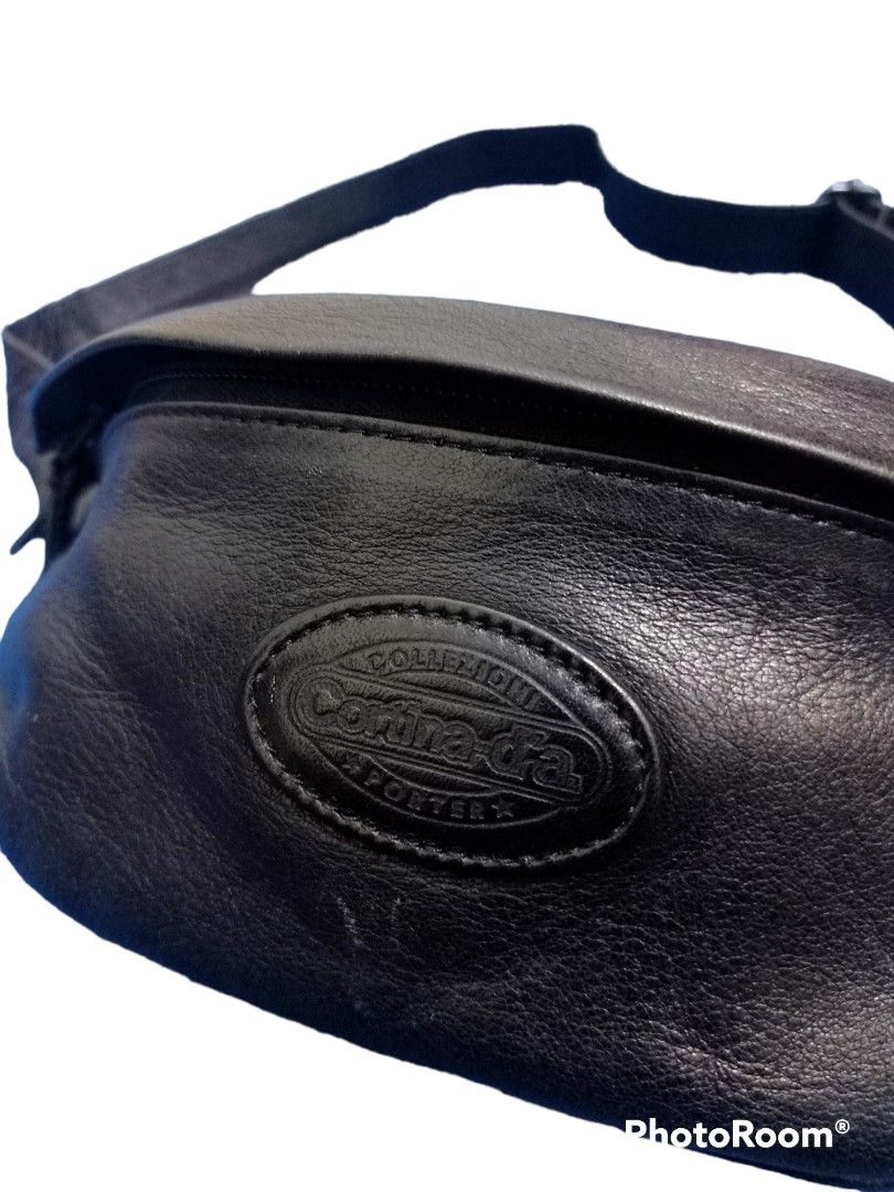 Porter x Cortina-d'a Leather Waist/Crossbody Bag, Men's Fashion