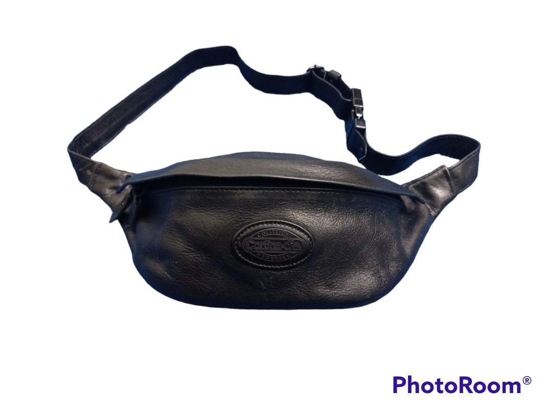 Porter x Cortina-d'a Leather Waist/Crossbody Bag, Men's Fashion