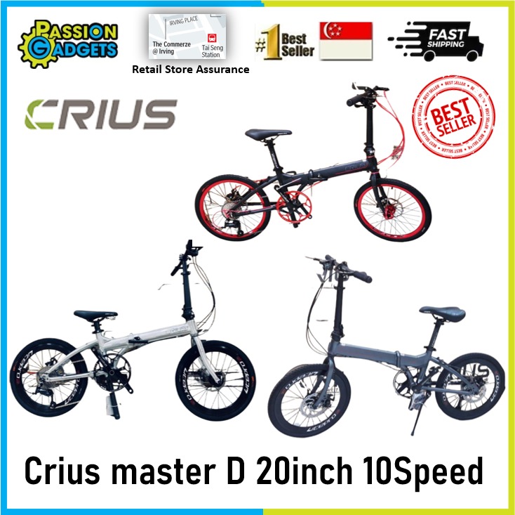 Crius Master D 20Inch Foldable Bike Foldie Bicycle 20