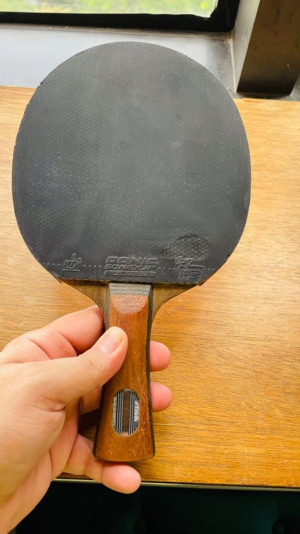 Custom Made Table Tennis Racquet (Stiga ply + Butterfly & Donic Rubbers