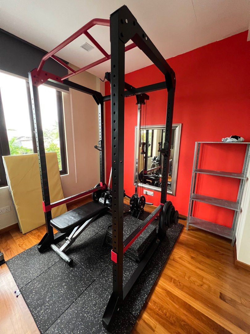 Decathlon Home weight training all in one gym rack