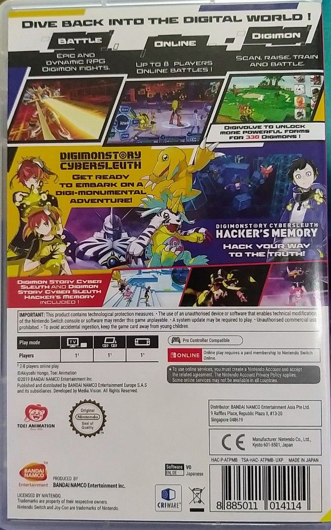 Digimon Story Cybersleuth Complete Edition, Video Gaming, Video Games ...