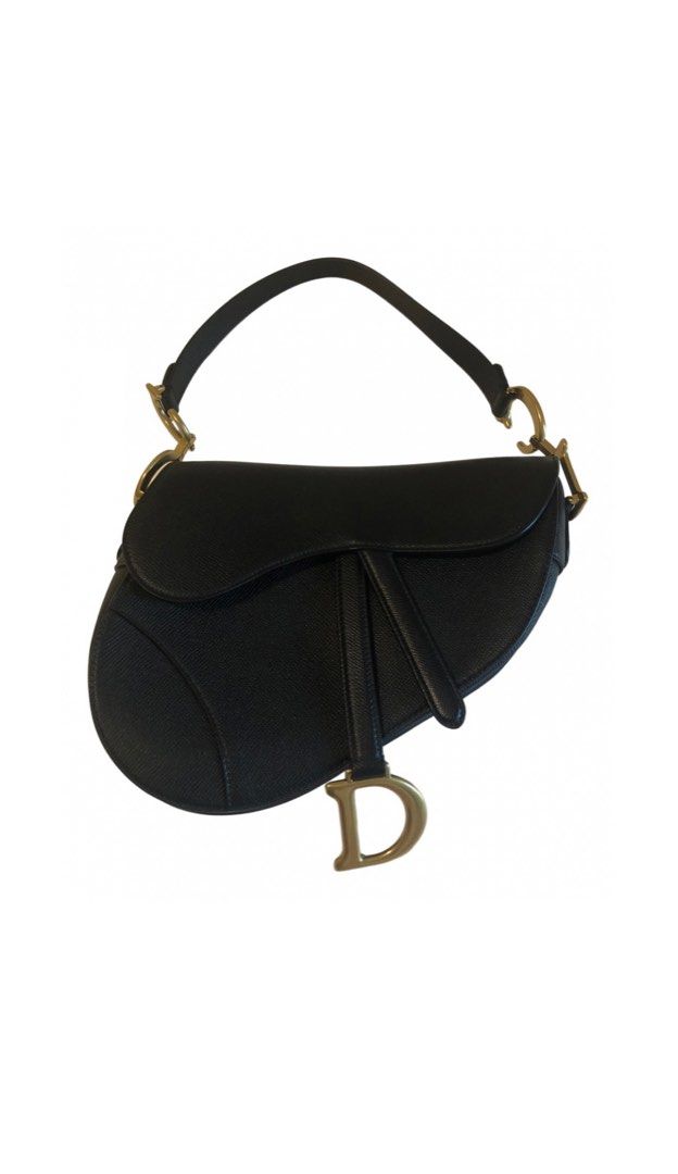 Christian dior cheap saddle bag black