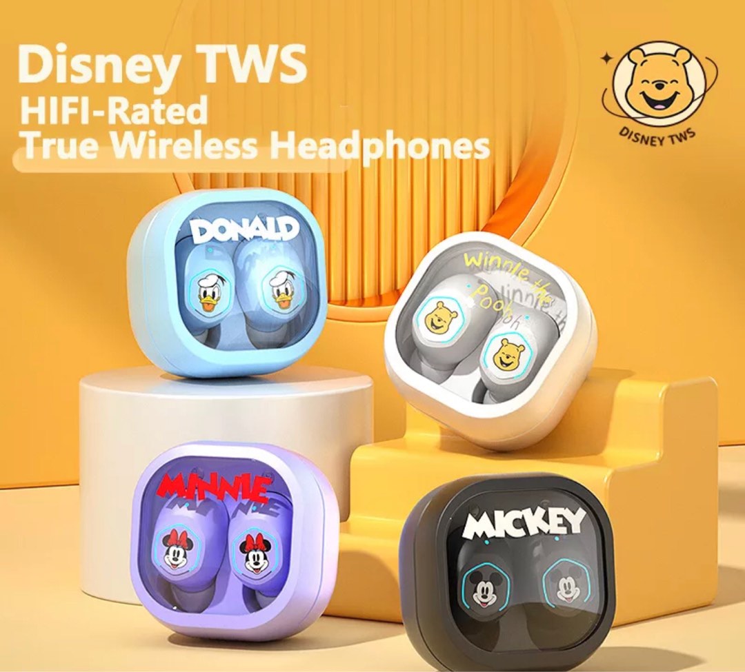 Disney earbuds (with free bag), Audio, Earphones on Carousell